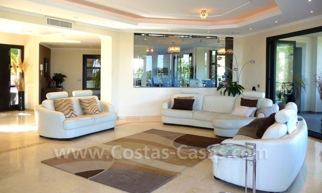 Contemporary villa for sale on front line golf, Benahavis – Marbella 10