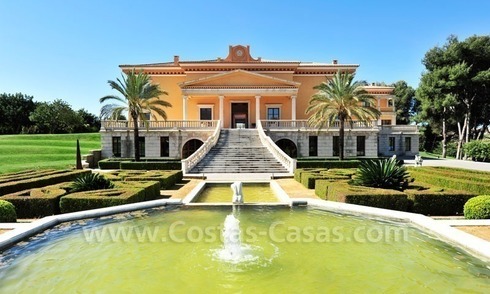 Unique Palladian style mansion for sale in Marbella 