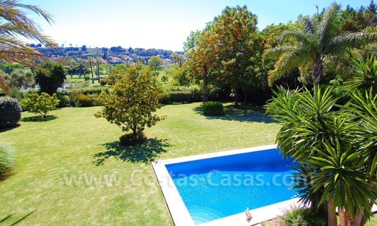 Charming andalusian styled villa for sale on first line golf in Nueva Andalucía, Marbella 24