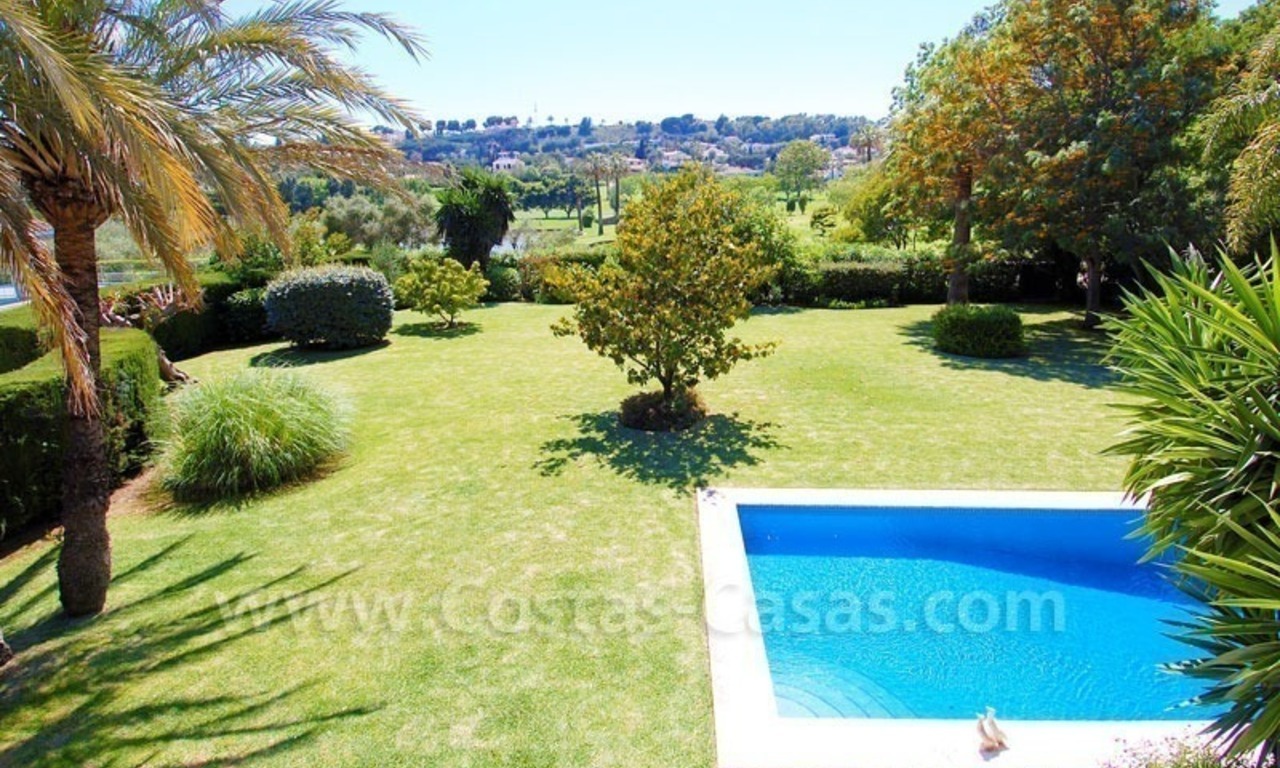 Charming andalusian styled villa for sale on first line golf in Nueva Andalucía, Marbella 25