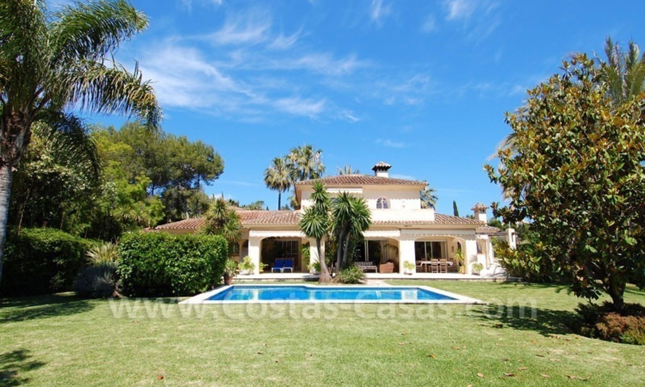 Charming andalusian styled villa for sale on first line golf in Nueva Andalucía, Marbella 0