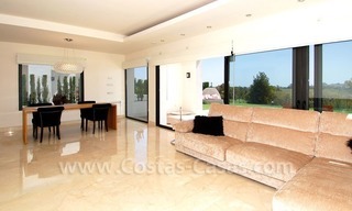Modern contemporary villa for sale, frontline golf with sea view, Marbella – Benahavis 6