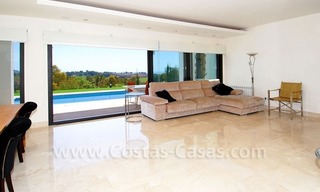 Modern contemporary villa for sale, frontline golf with sea view, Marbella – Benahavis 5