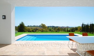 Modern contemporary villa for sale, frontline golf with sea view, Marbella – Benahavis 9