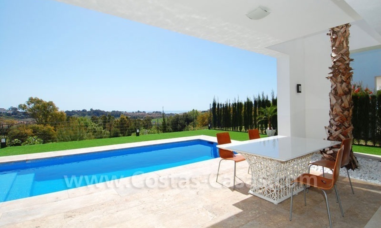 Modern contemporary villa for sale, frontline golf with sea view, Marbella – Benahavis 8