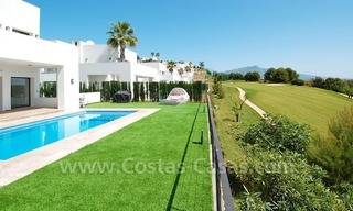 Modern contemporary villa for sale, frontline golf with sea view, Marbella – Benahavis 2