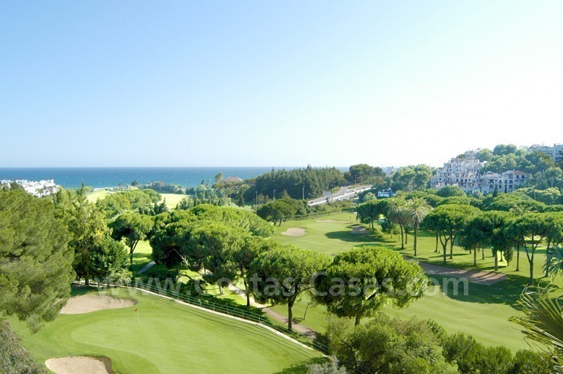 Front line golf apartment for sale in East Marbella 