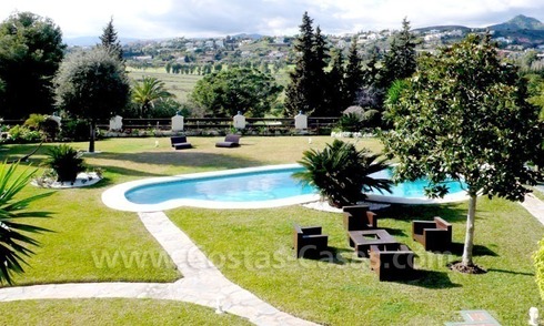 Luxury superb villa for sale on frontline golf in Marbella West – Estepona 