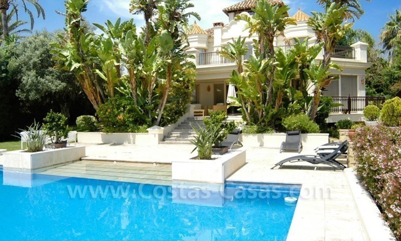Classical style villa to buy beachside in Eastern Marbella 0