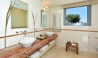Contemporary style luxury houses for sale on the Golden Mile in Marbella 23