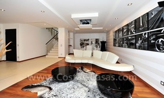 Contemporary style luxury houses for sale on the Golden Mile in Marbella 25