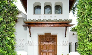 Exclusive front line golf Bali styled villa for sale in Nueva Andalucía, Marbella 14