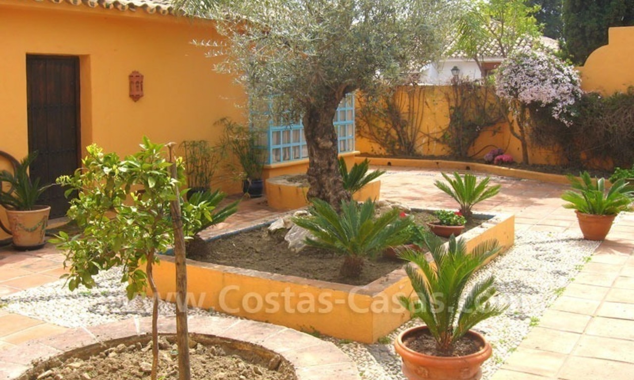 Rustic styled villa with paddock and stables for sale in Marbella at the Costa del Sol 1