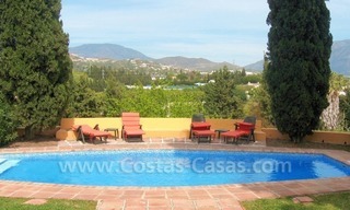 Rustic styled villa with paddock and stables for sale in Marbella at the Costa del Sol 12
