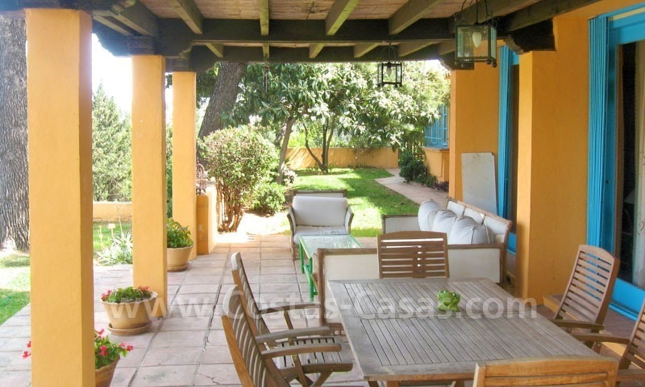 Rustic styled villa with paddock and stables for sale in Marbella at the Costa del Sol 14