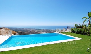 Modern Andalusian style newly built villa to buy in Marbella 0
