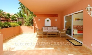 Spacious luxury ground floor apartment for sale in Nueva Andalucía very near to Puerto Banús in Marbella 0