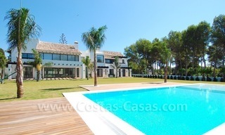 New front line golf contemporary villa nearby the beach for sale in Marbella 1