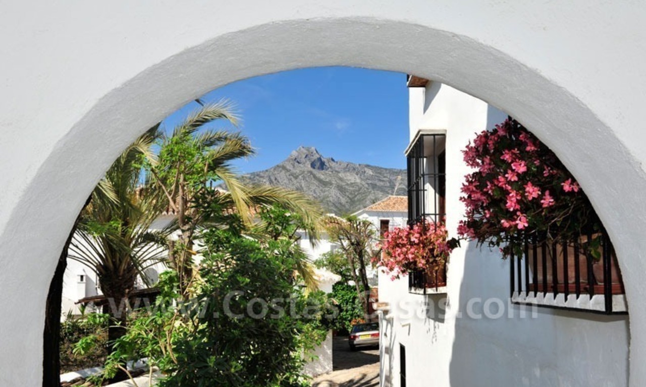 Exclusive apartment for sale in a Andalusian Village in the heart of the Golden Mile, between Marbella and Puerto Banus 15