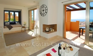 Exclusive modern andalusian styled townhouses for sale close to East Marbella at the Costa del Sol 11