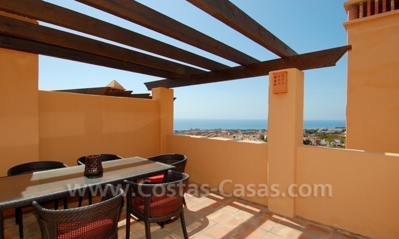 Exclusive modern andalusian styled townhouses for sale close to East Marbella at the Costa del Sol 3