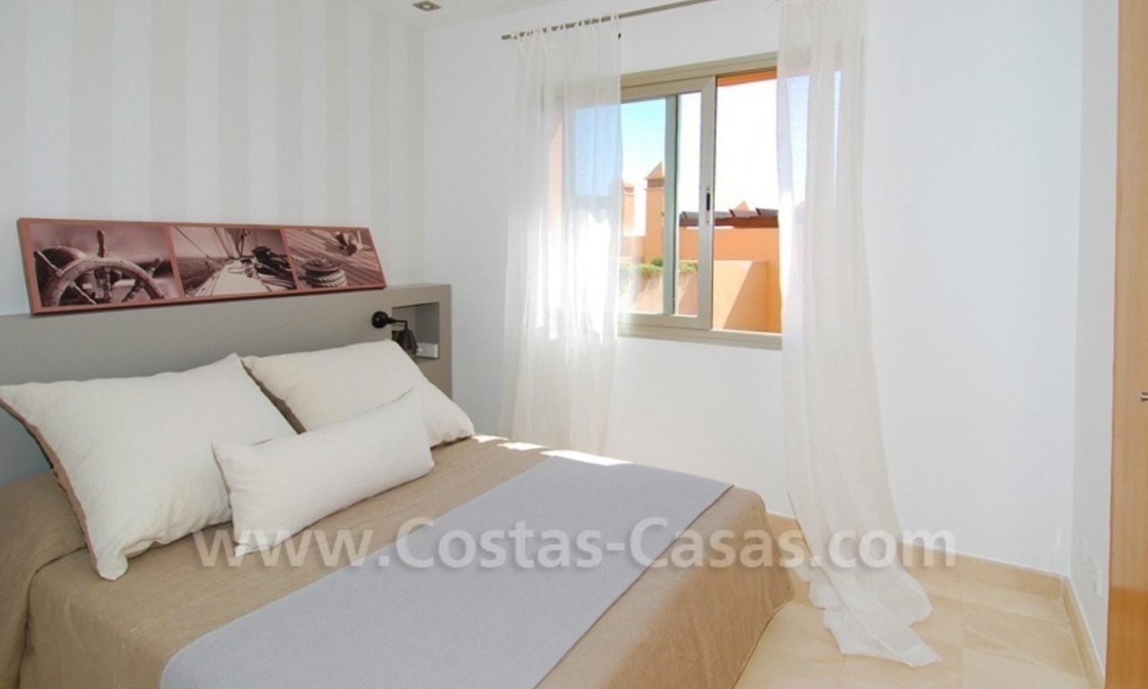Exclusive modern andalusian styled townhouses for sale close to East Marbella at the Costa del Sol 25