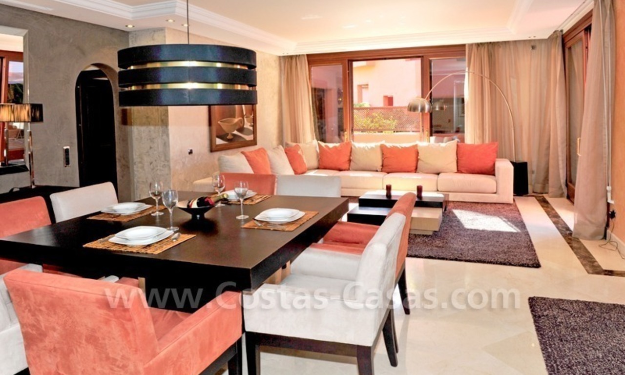 Luxury apartment for sale in an exclusive beachfront complex between Marbella and Estepona centre 12