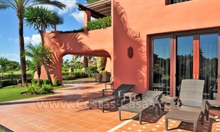 Frontline beach luxury apartment for sale in an exclusive beachfront complex between Marbella and Estepona 2