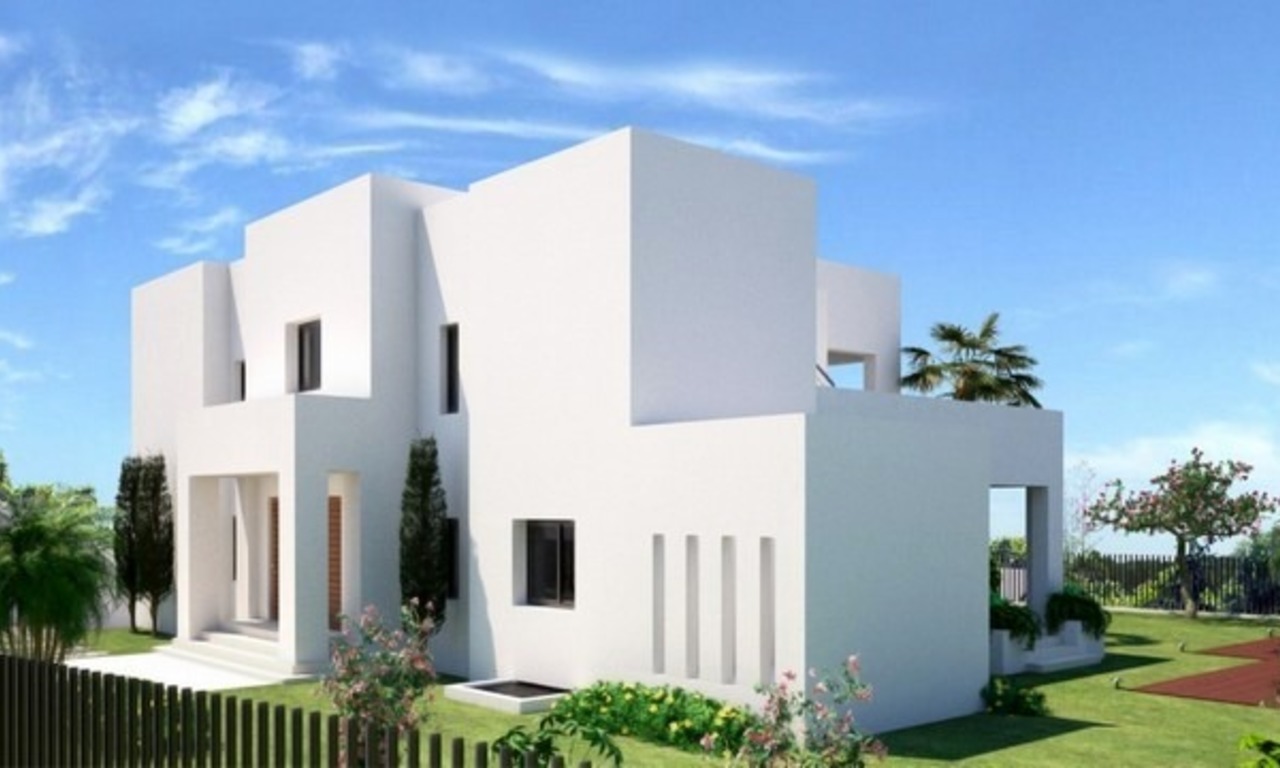 Modern luxury villa for sale in contemporary style on the Golden Mile in Marbella 14