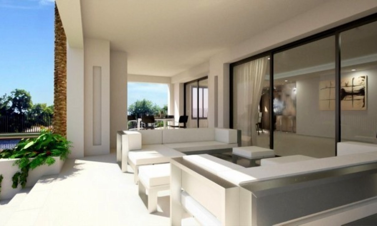 Modern luxury villa for sale in contemporary style on the Golden Mile in Marbella 3