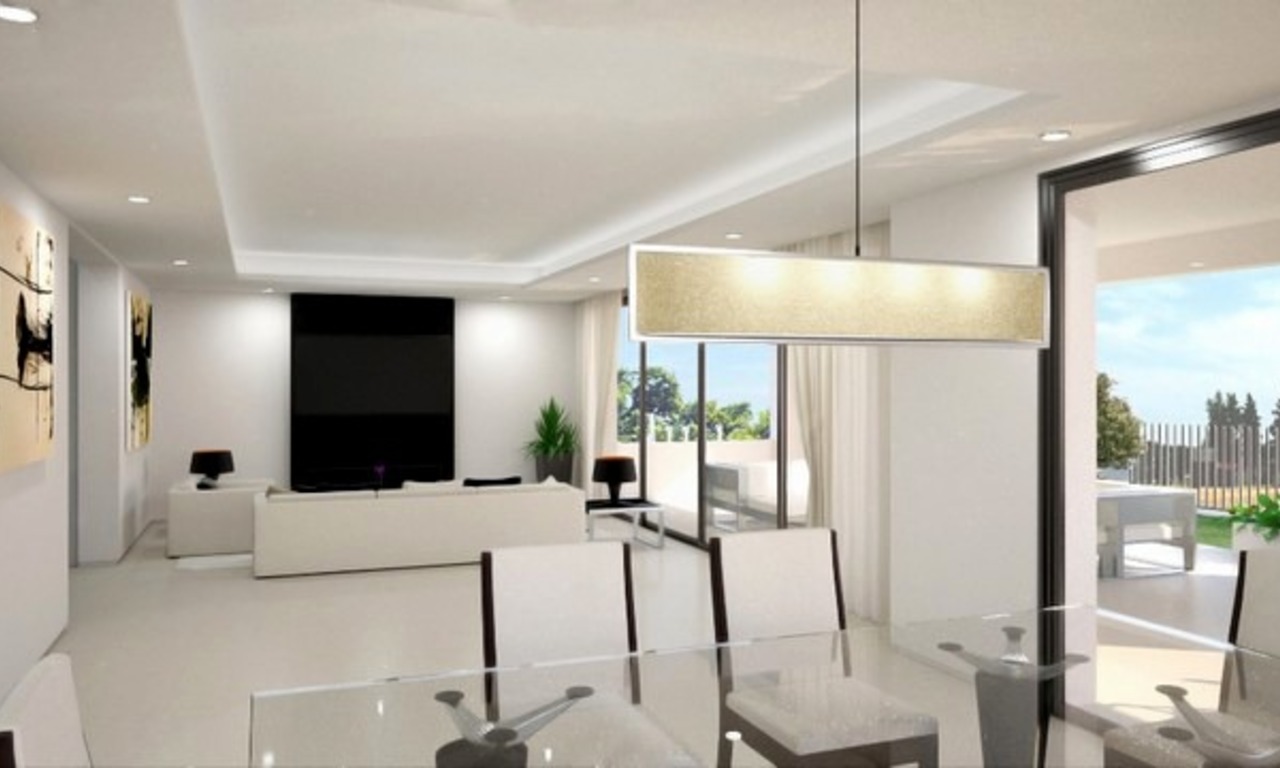 Modern luxury villa for sale in contemporary style on the Golden Mile in Marbella 7