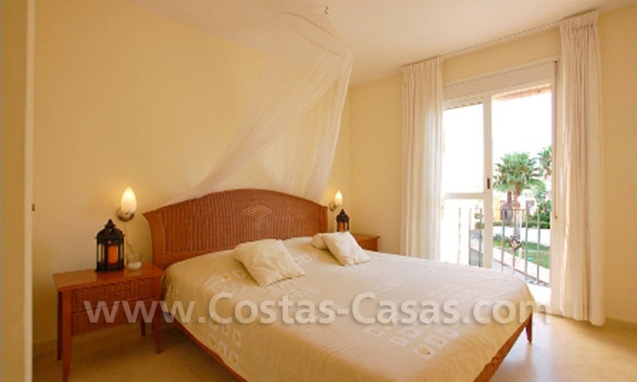 Beachfront house for sale, frontline beach complex in Estepona, Costa del Sol 14