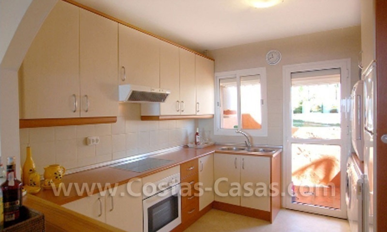 Beachfront house for sale, frontline beach complex in Estepona, Costa del Sol 12