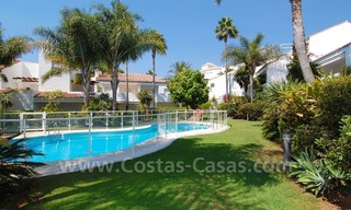Frontline beach townhouses for sale in Marbella east 2