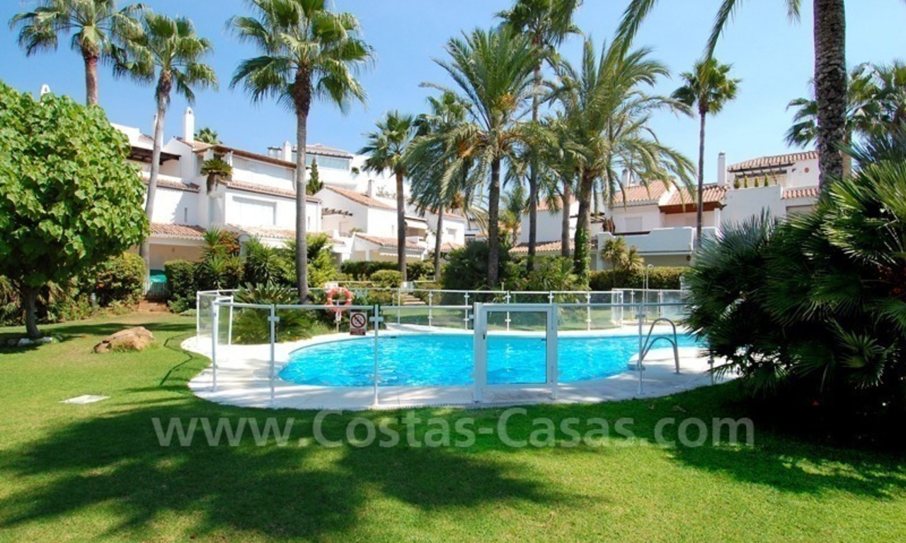 Frontline beach townhouses for sale in Marbella east 4