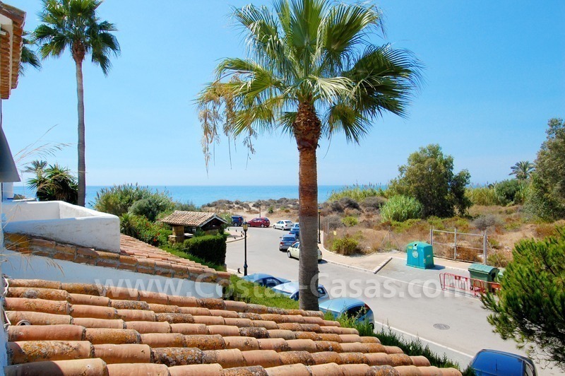 Frontline beach townhouses for sale in Marbella east