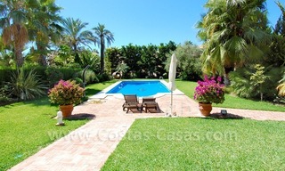 Beachside modern Spanish style villa to buy in Marbella East. 4