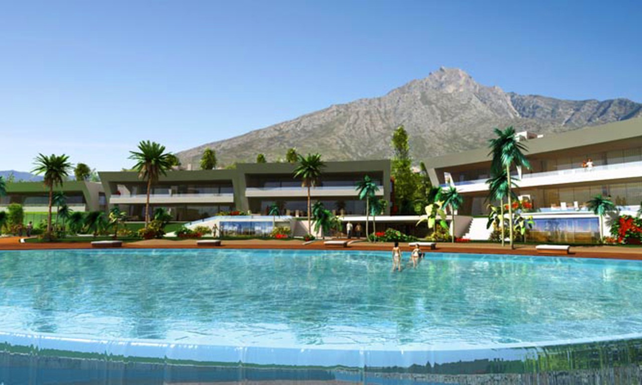 Luxury modern style new apartments and penthouses for sale in Golden Mile - Marbella 1