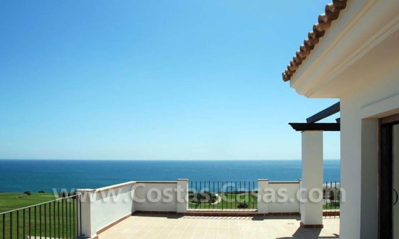 Bargain Luxury frontline golf and first line beach apartments for sale at the Costa del Sol 0