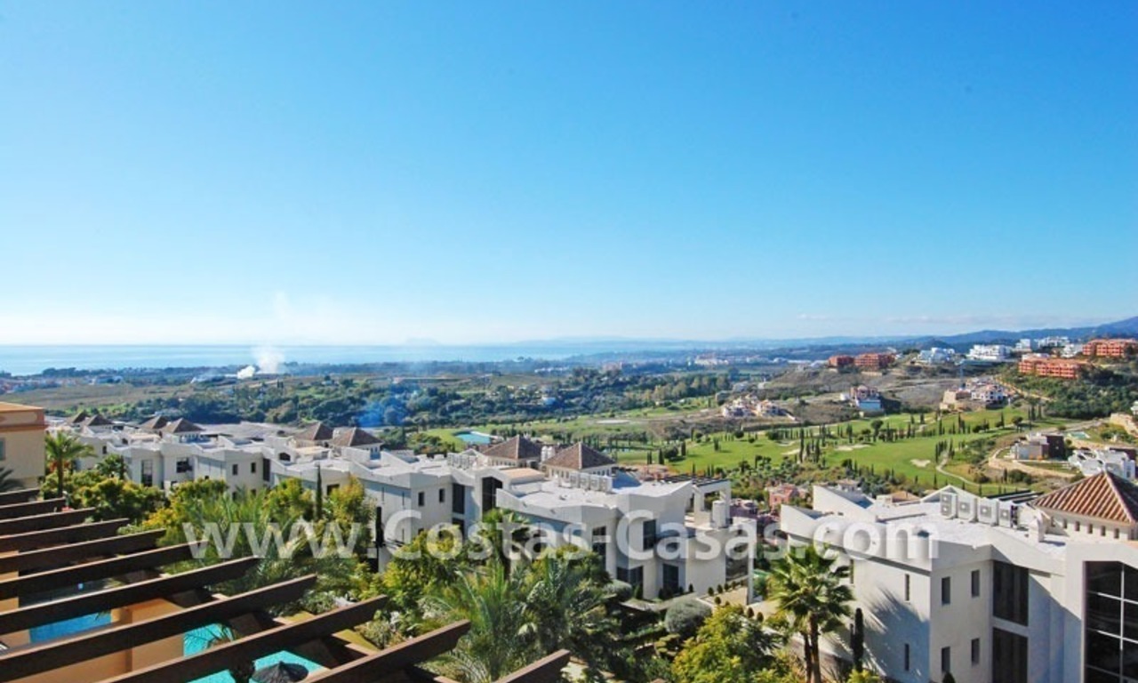 Luxury golf penthouse apartment for sale in a golf resort, Benahavis - Marbella 0