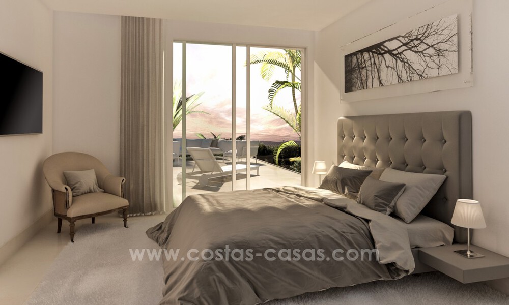 Modern luxury apartments for sale in the East of Marbella. Ready to move in. Resales available. 37311