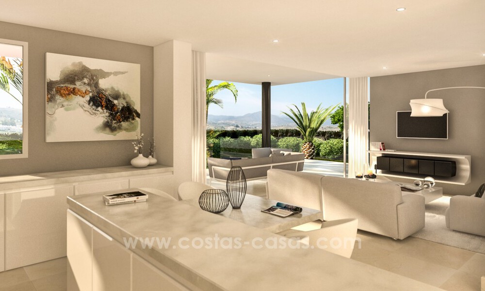 Modern luxury apartments for sale in the East of Marbella. Ready to move in. Resales available. 37313