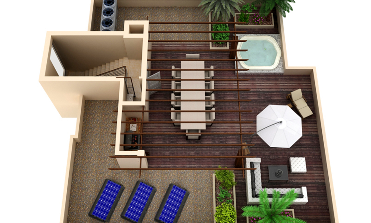 Marbella Beachfront new modern villa off plan for sale or frontline beach plot to buy 10