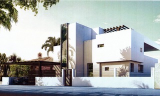 Marbella Beachfront new modern villa off plan for sale or frontline beach plot to buy 3