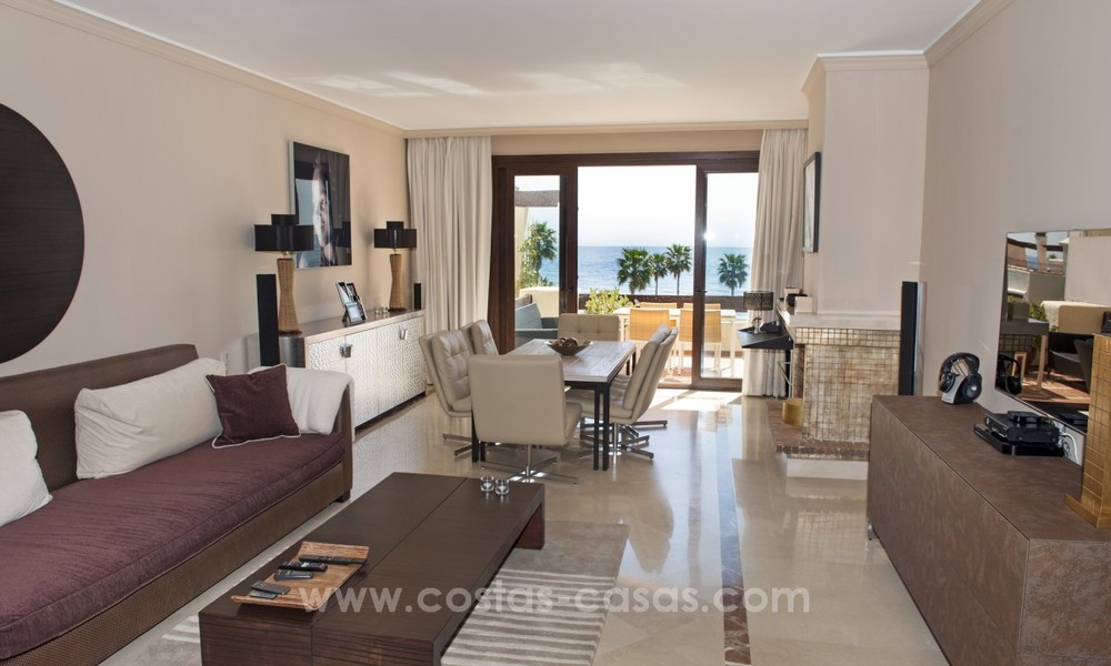 Luxury penthouse apartment for sale, first line beach complex, New Golden Mile, Marbella - Estepona 22505