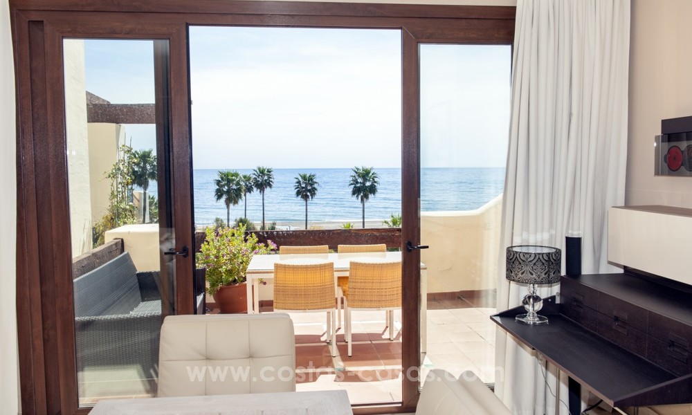 Luxury penthouse apartment for sale, first line beach complex, New Golden Mile, Marbella - Estepona 22508