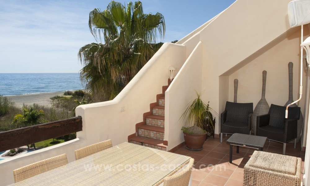 Luxury penthouse apartment for sale, first line beach complex, New Golden Mile, Marbella - Estepona 22510