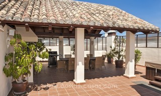 Luxury penthouse apartment for sale, first line beach complex, New Golden Mile, Marbella - Estepona 22517 