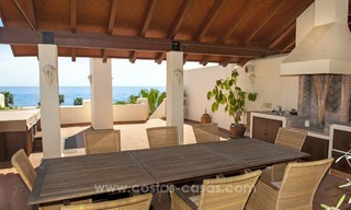 Luxury penthouse apartment for sale, first line beach complex, New Golden Mile, Marbella - Estepona 22520 