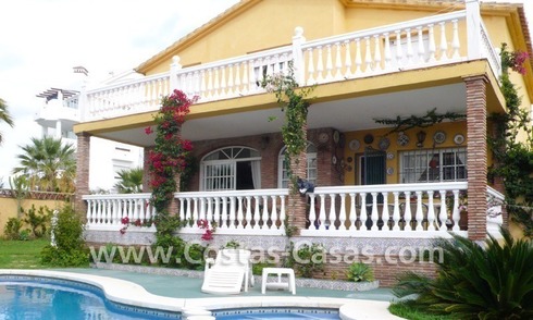 Beachside villa for sale, near the beach in east Marbella 